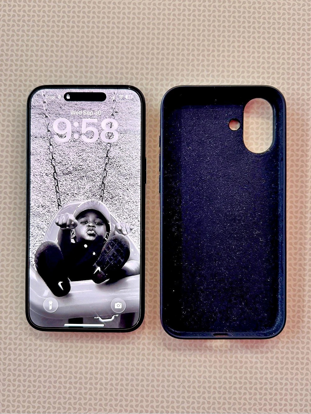 Apple iPhone 16 Plus 128GB Black Phone with Case